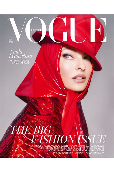 linda evangelista vogue cover.